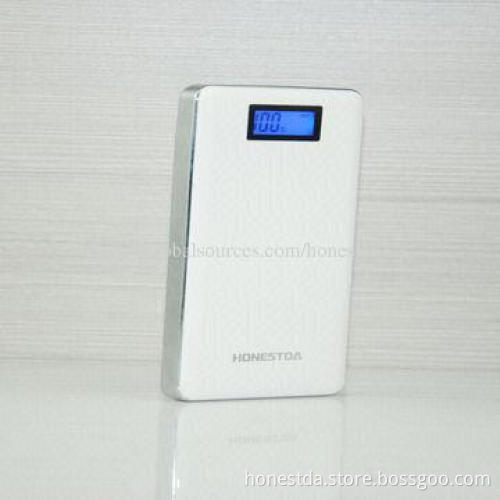 Dual USB Output Slim Power Bank with LCD Power Indicator, Capacity of 8,000mAh
